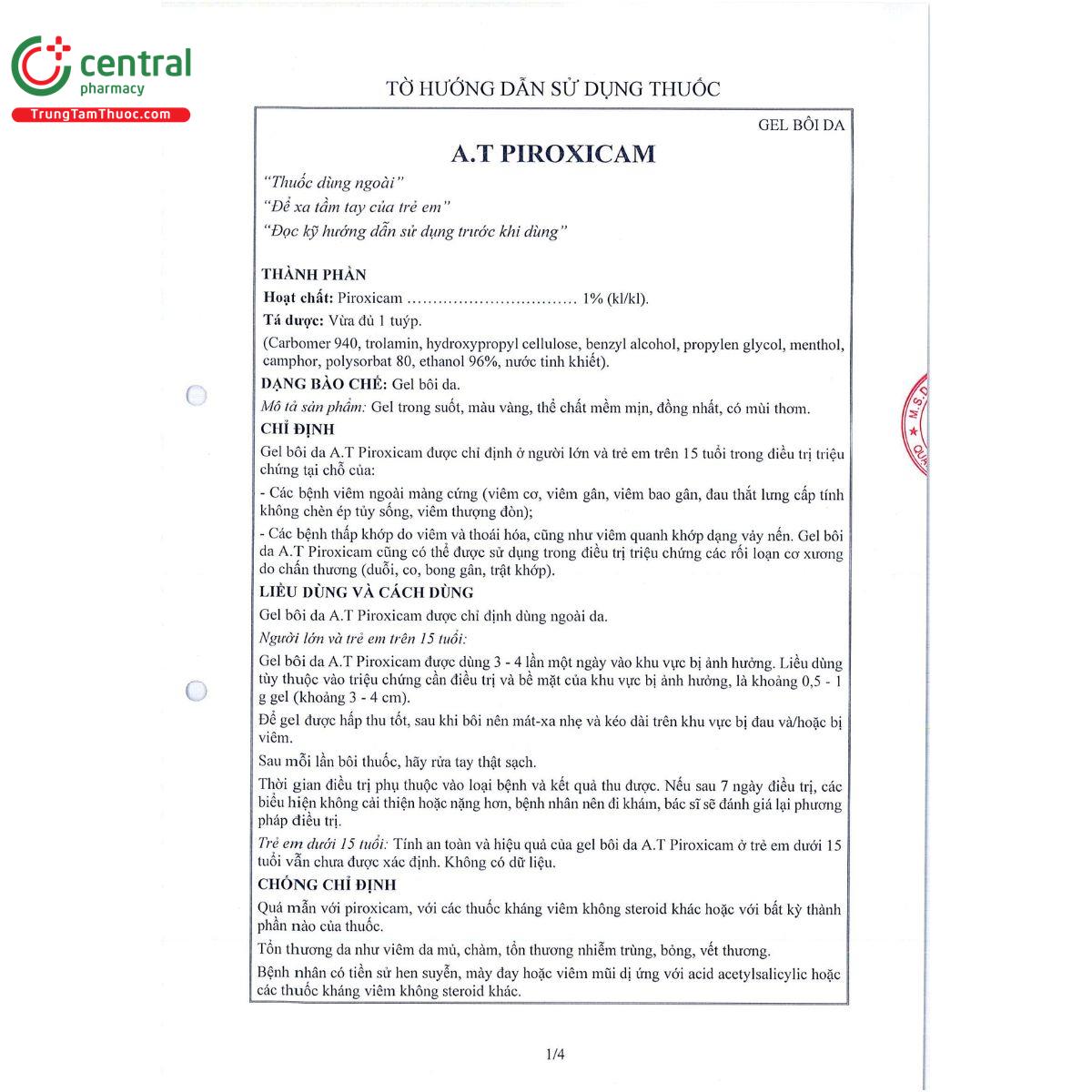 a t piroxicam 5 G2253