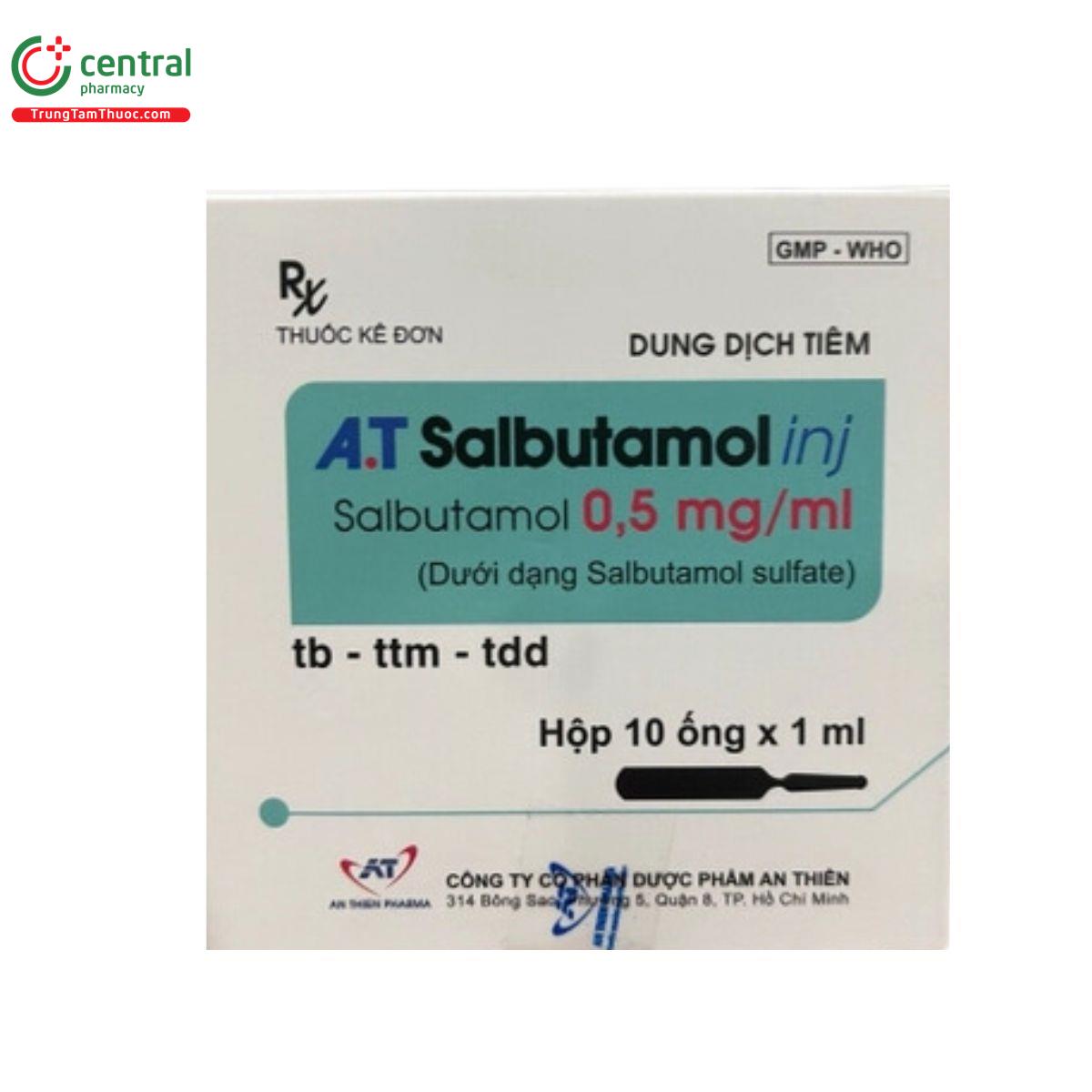 a t salbutamol inj 05mg ml 1 P6801