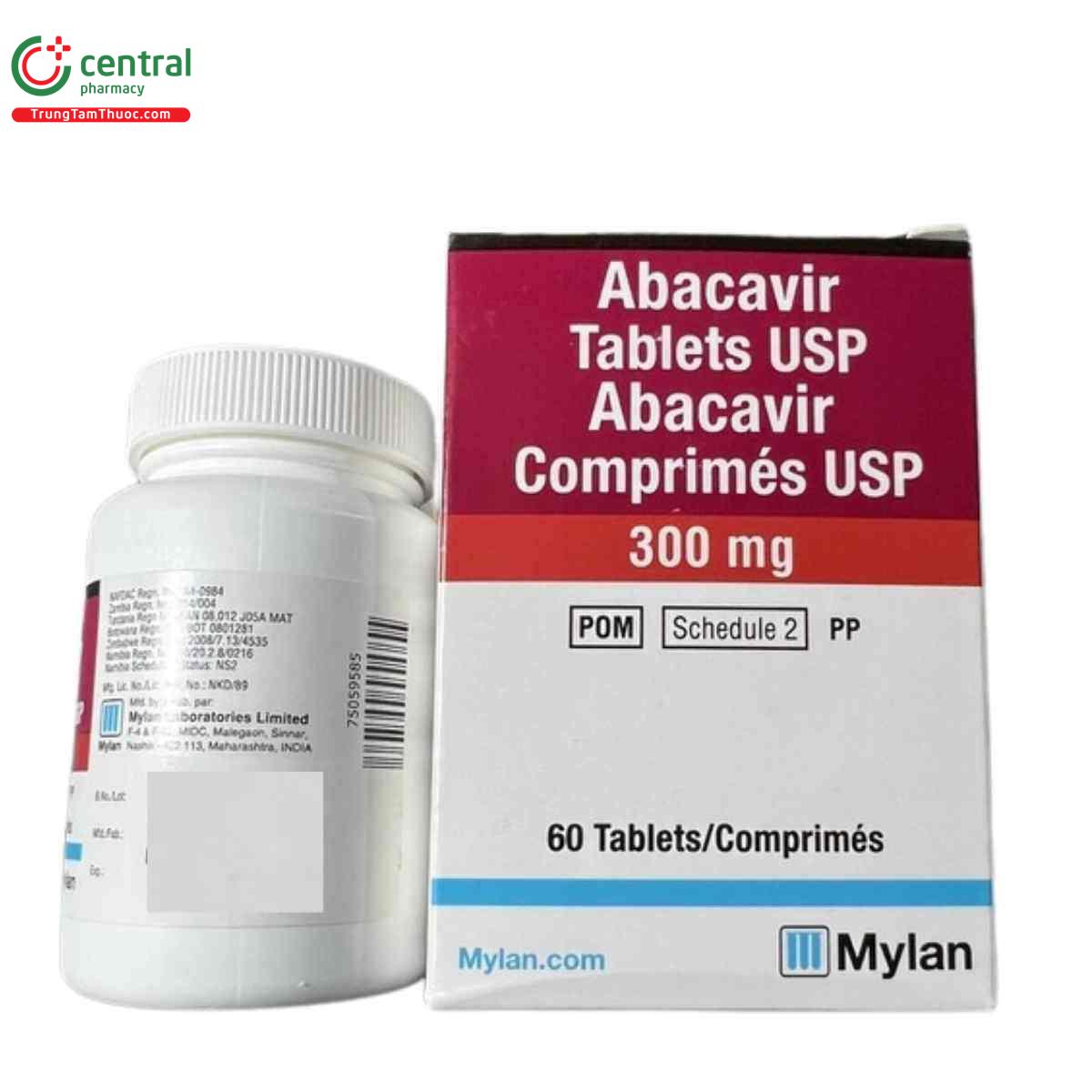 abacavir tablets usp 300mg mylan 20 S7436