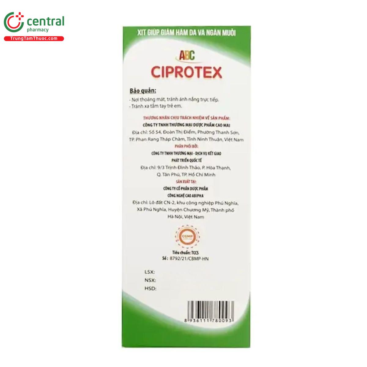 abc ciprotex 5 M5340 abc ciprotex 5 M5340