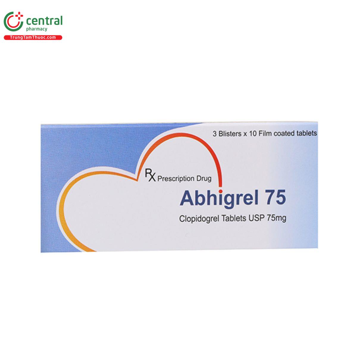 abhigrel 75mg 3 V8210