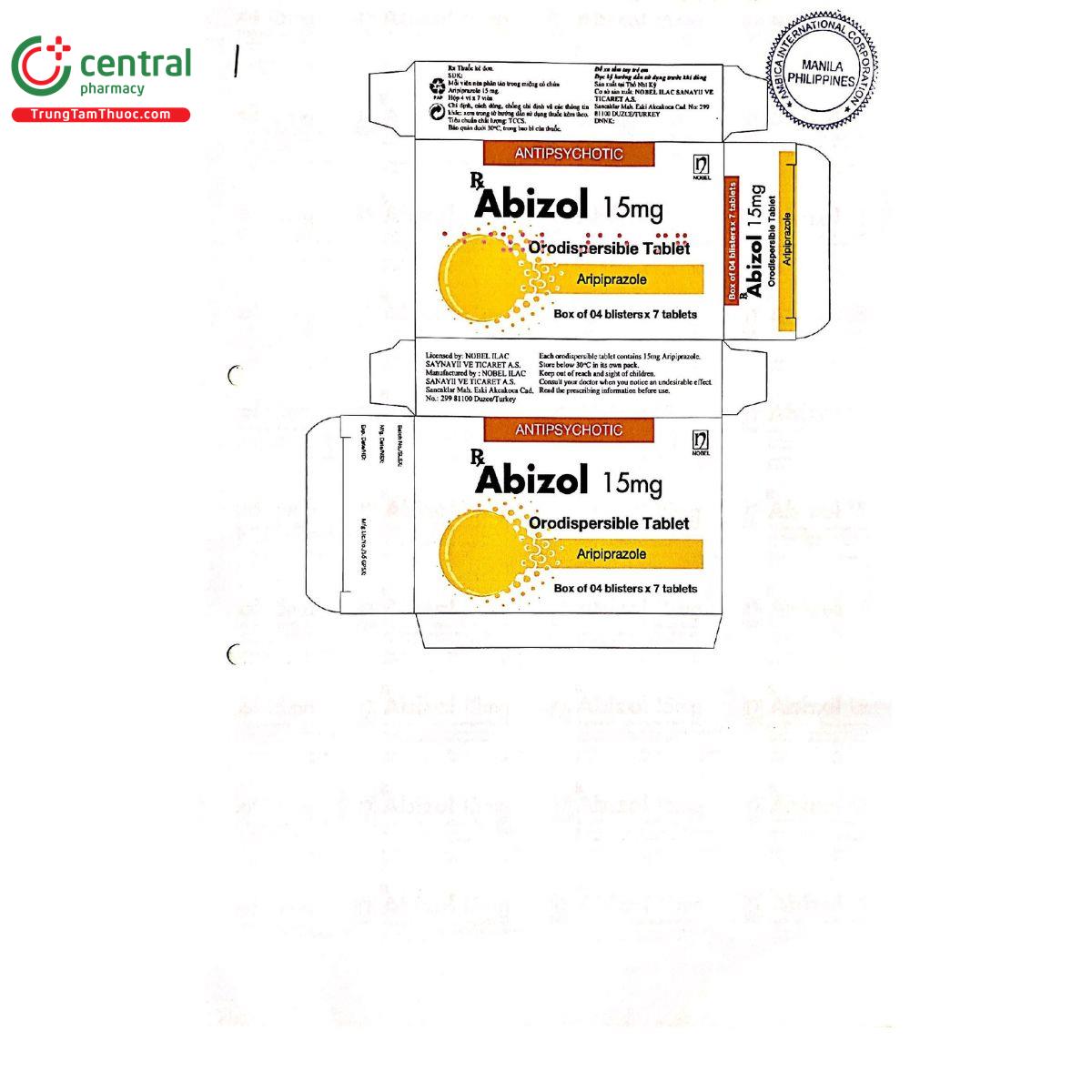 abizol 15 mg 2 G2667 abizol 15 mg 2 G2667