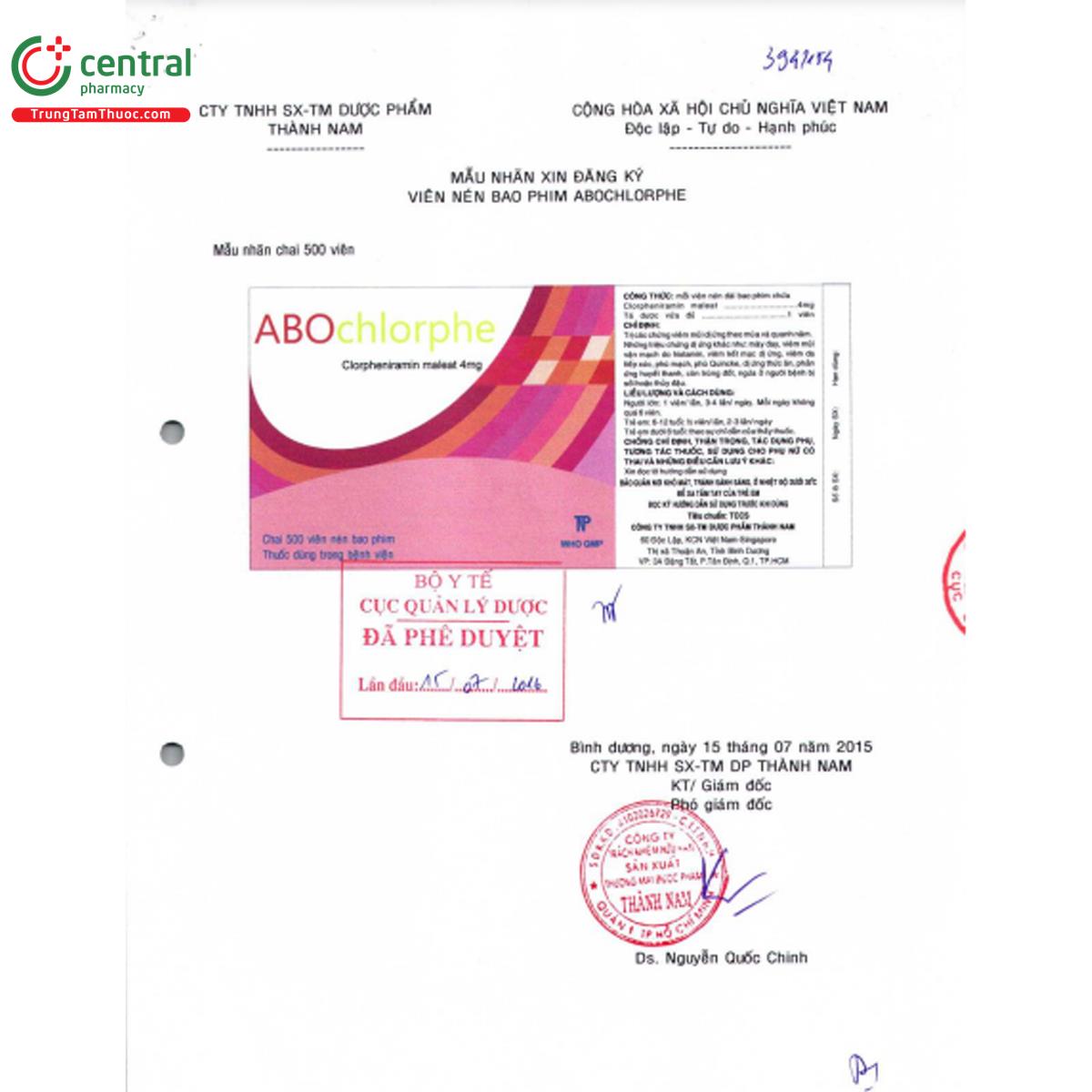 abochlorphe 4mg 3 I3141 abochlorphe 4mg 3 I3141