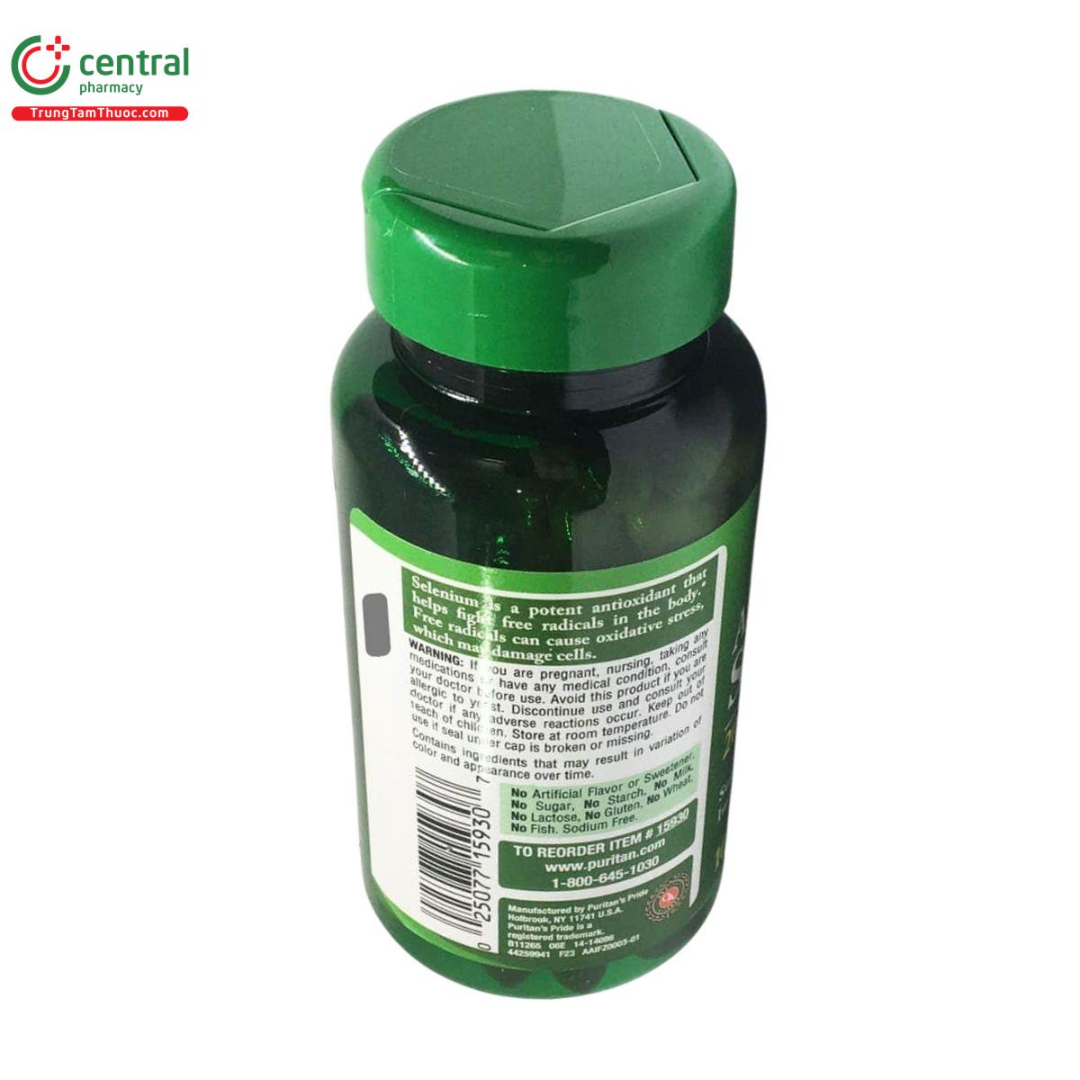 absorbable selenium 200mcg puritans pride 3 G2560