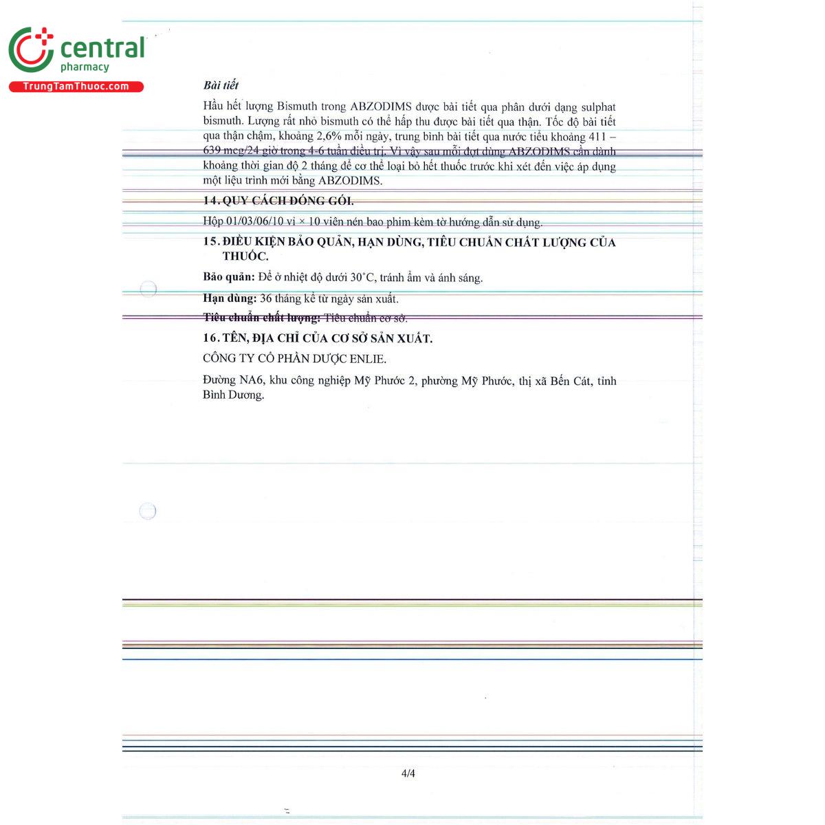 abzodims 120mg 8 S7228