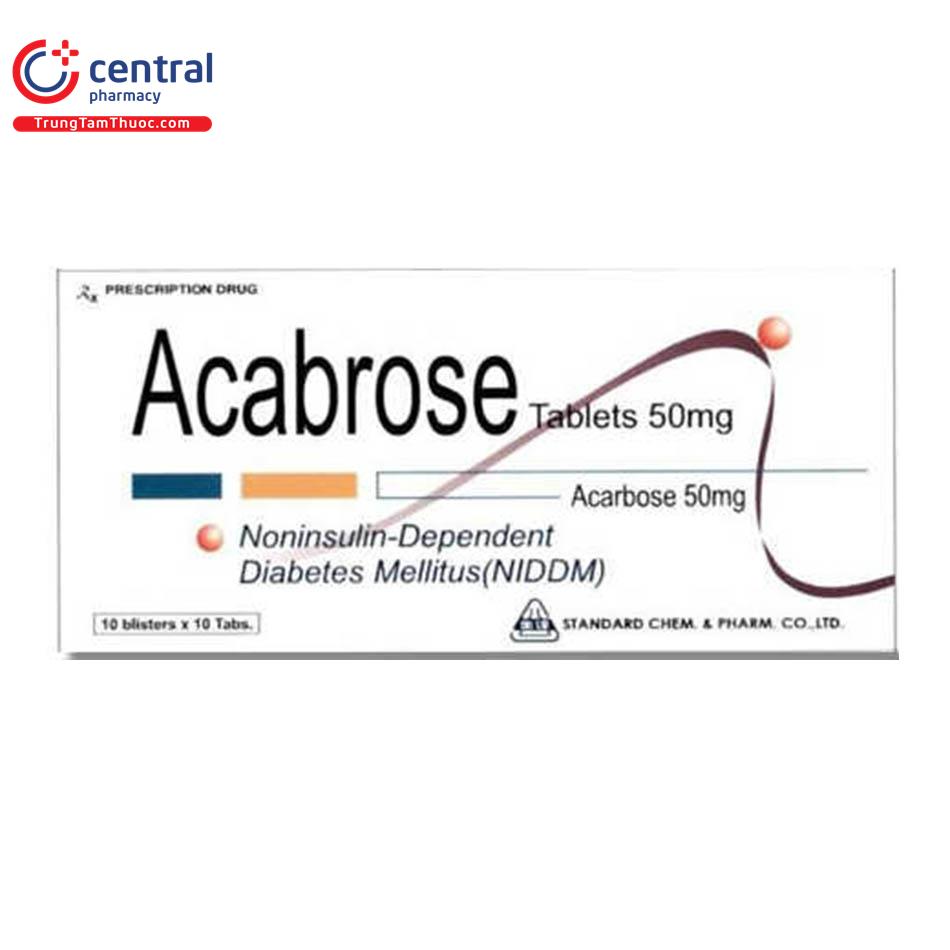 acabrose tablets 50mg 1 A0542