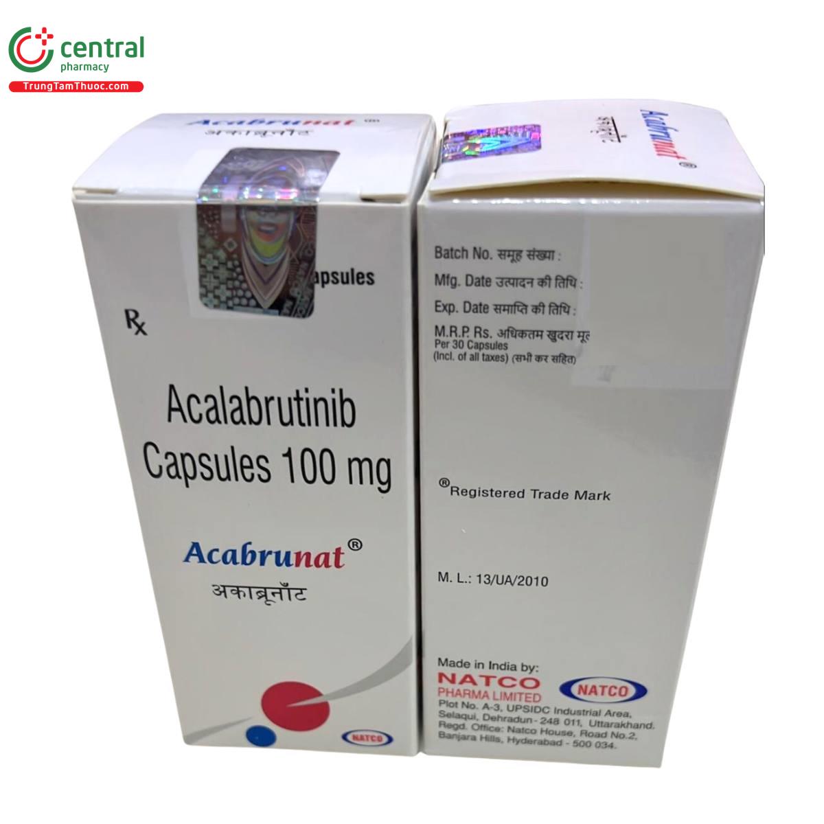 acabrunat acalabrutinib capsules 100mg 3 M5758