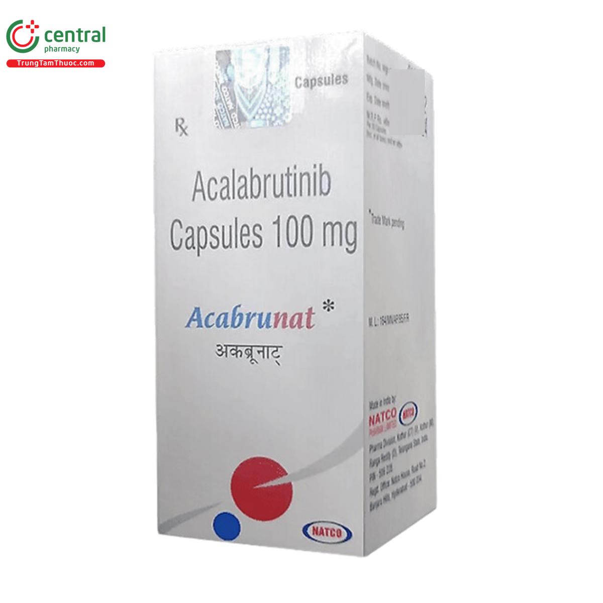 acabrunat acalabrutinib capsules 100mg 6 M4437