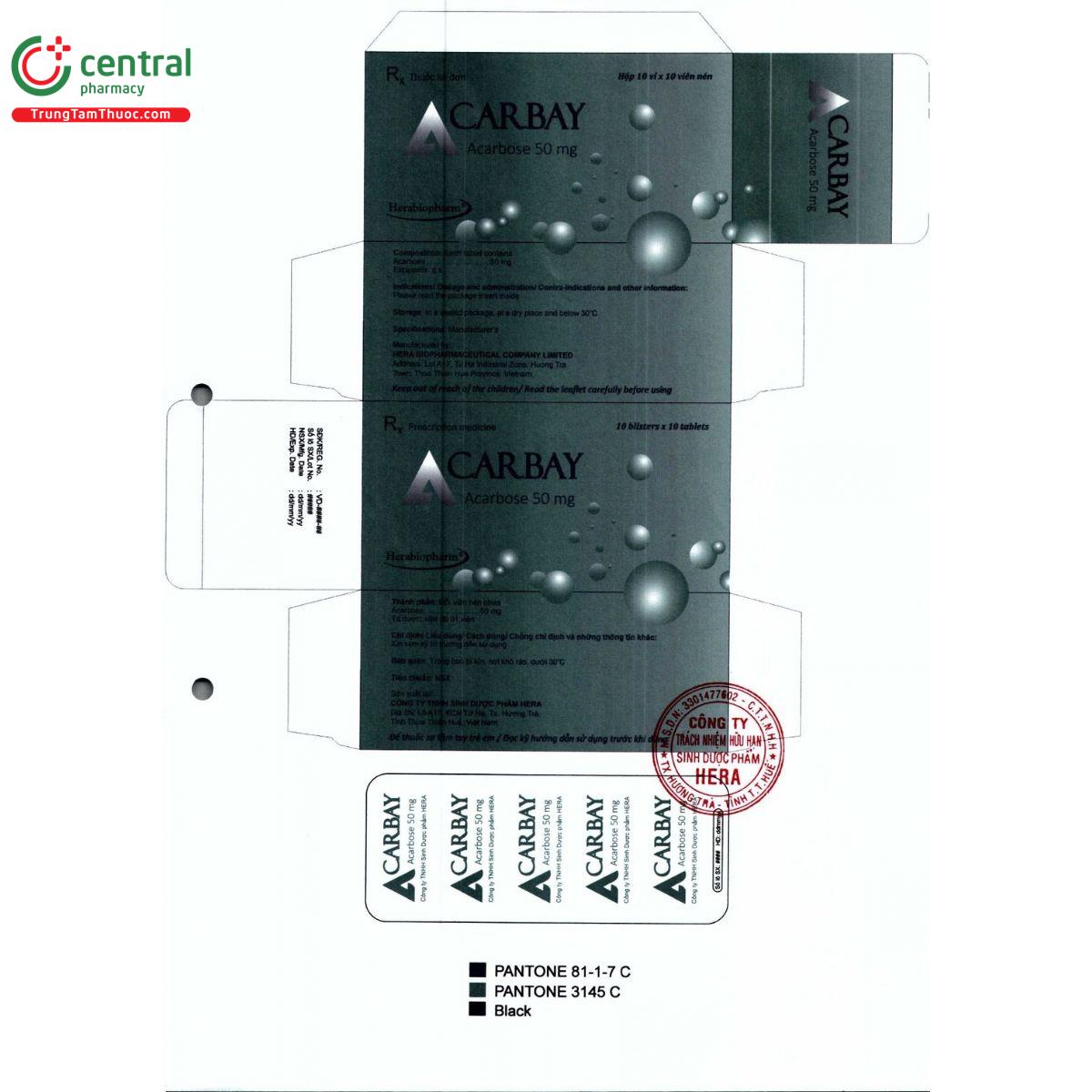 acarbay 50mg 5 C1783 acarbay 50mg 5 C1783