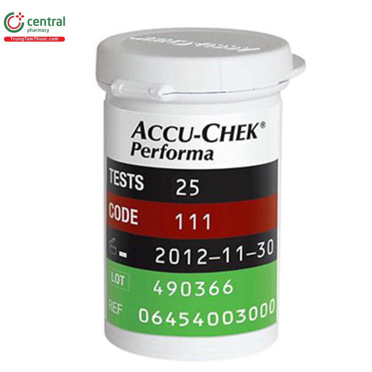 accu chek performa hop 25 que 3 I3602