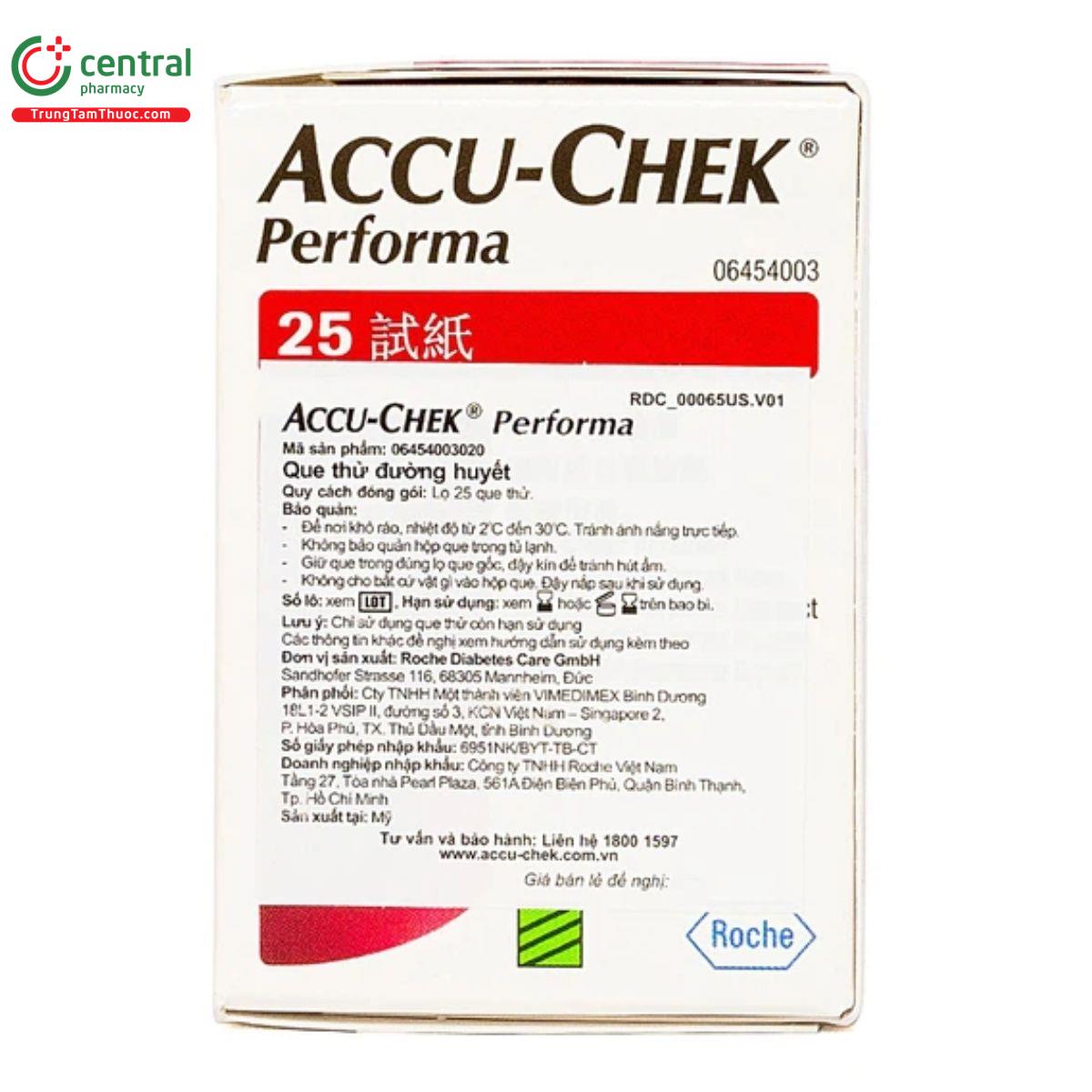 accu chek performa hop 25 que 7 B0778