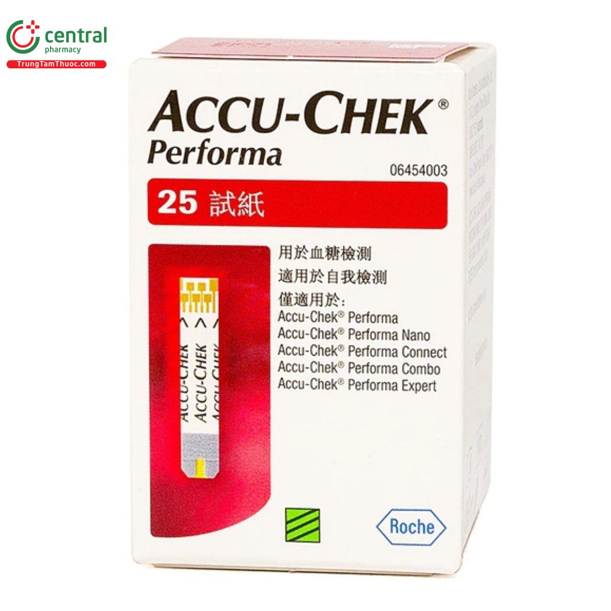 accu chek performa hop 25 que 8 A0285