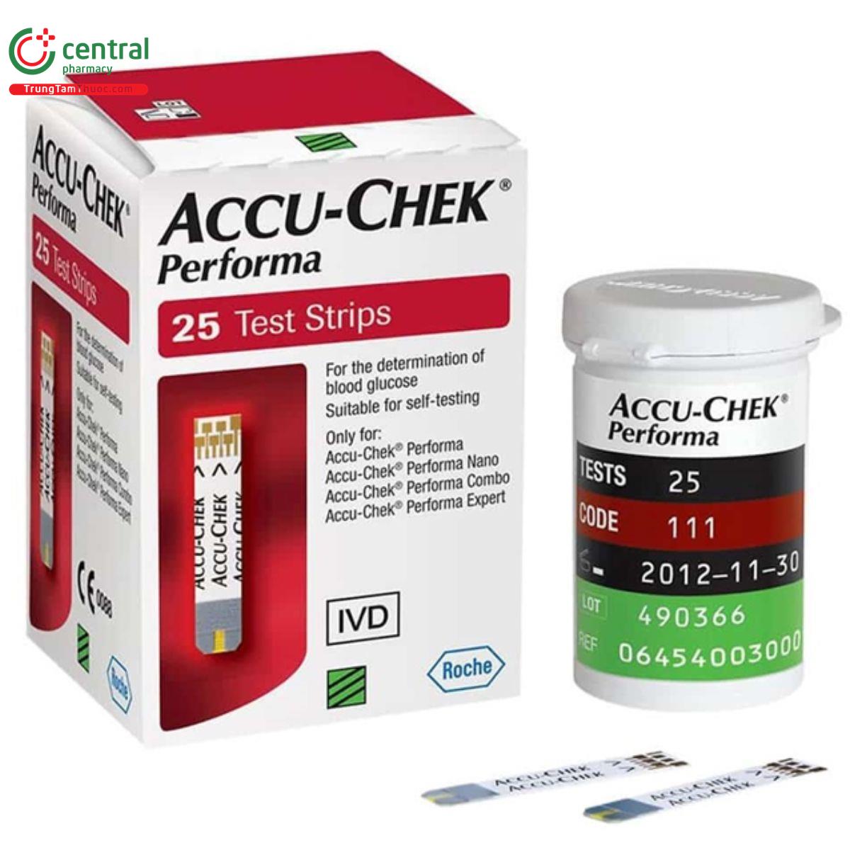 accu chek performa hop 25 que M5362