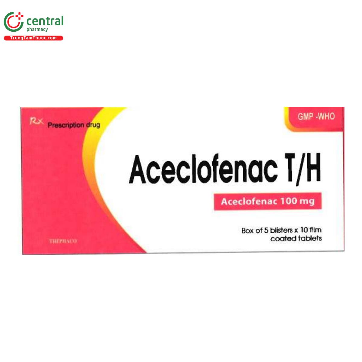 aceclofenac th 100mg 2 N5782 aceclofenac th 100mg 2 N5782