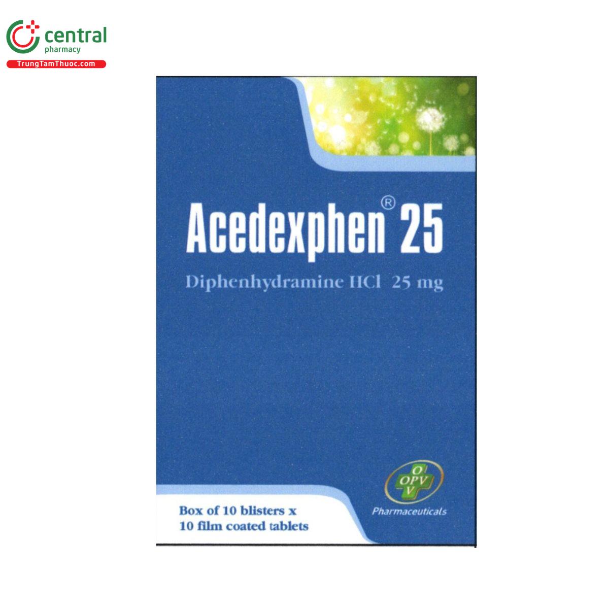 acedexphen 25 2 N5061