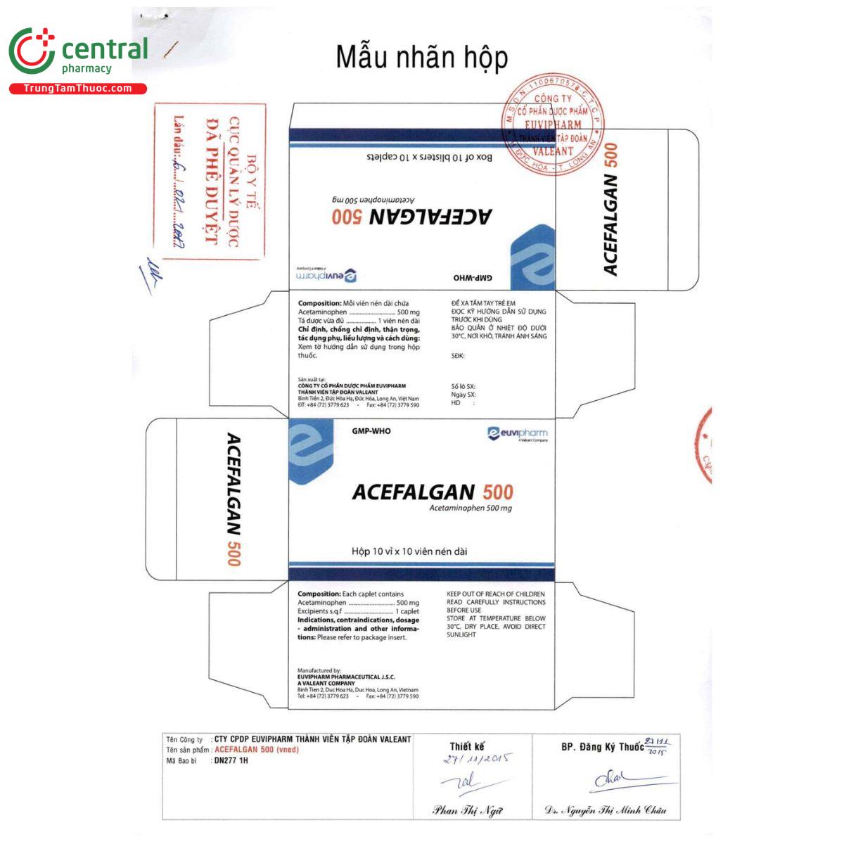 acefalgan 500 hdsd 1 E1888