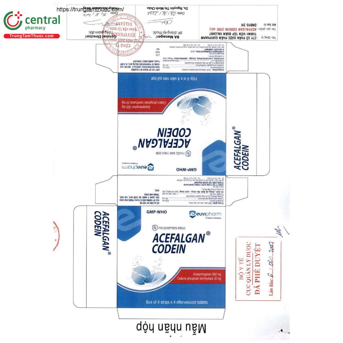 acefalgan codein 6 D1525 acefalgan codein 6 D1525
