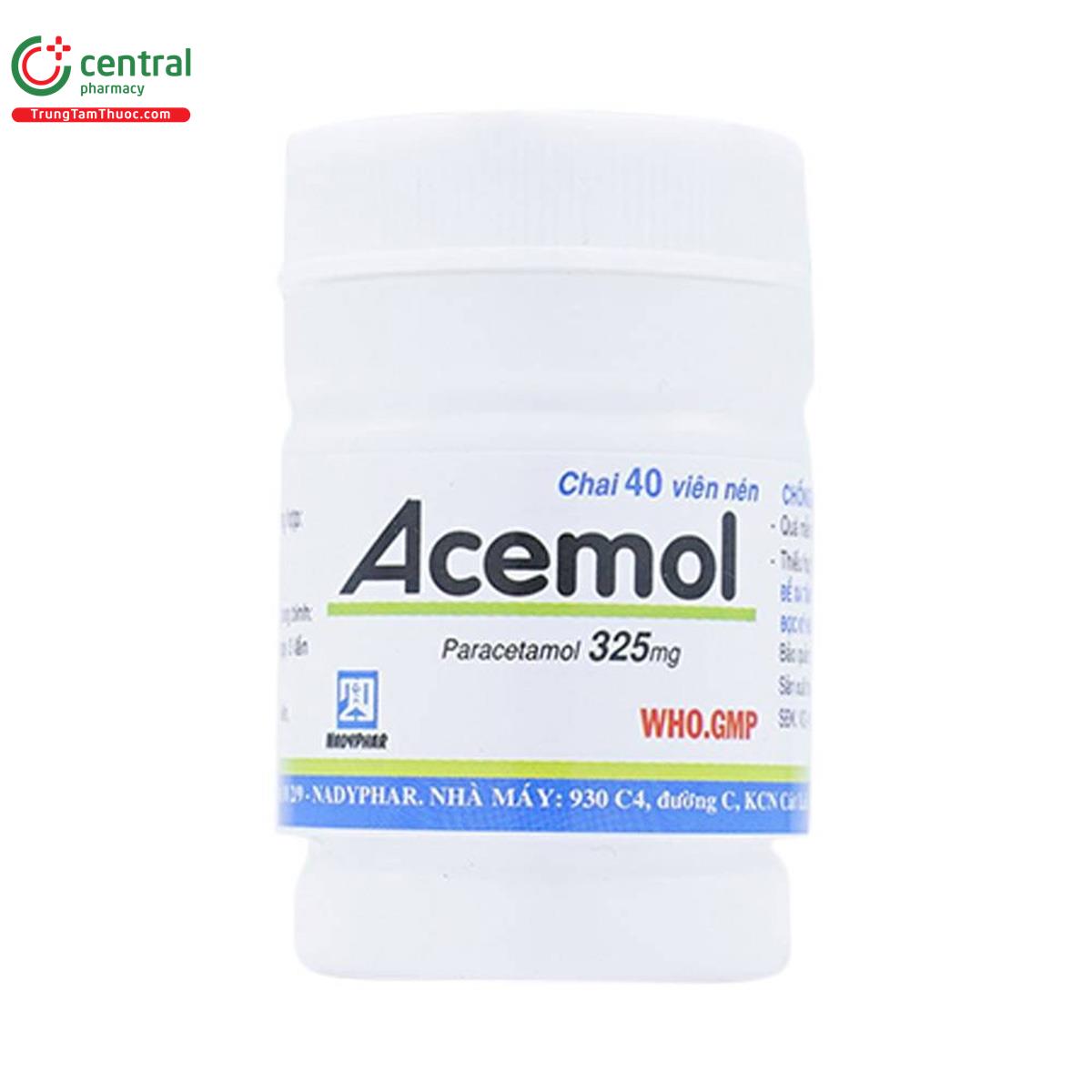 acemol chai 40 vien 1 G2573