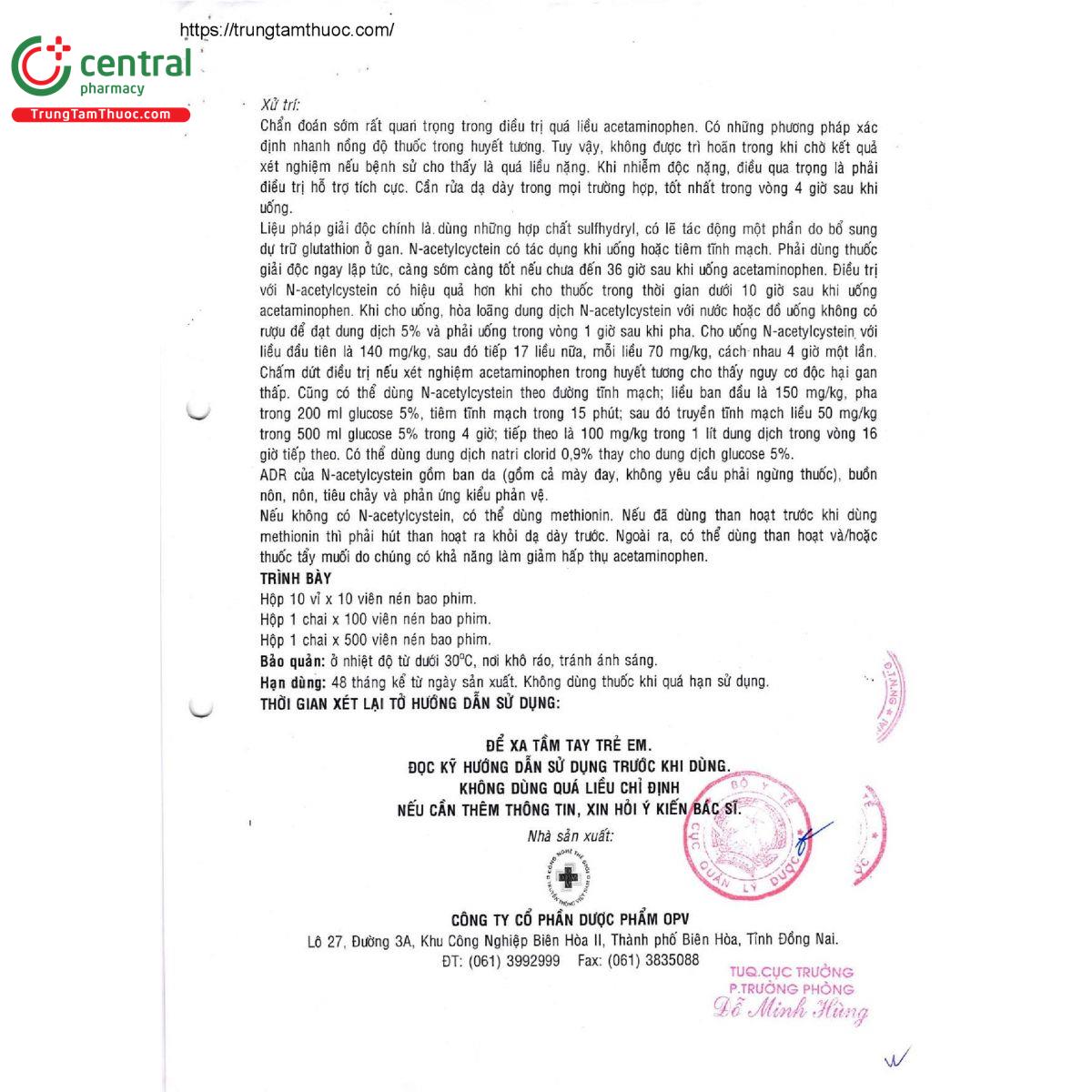 acetaphen 500 9 A0126 acetaphen 500 9 A0126