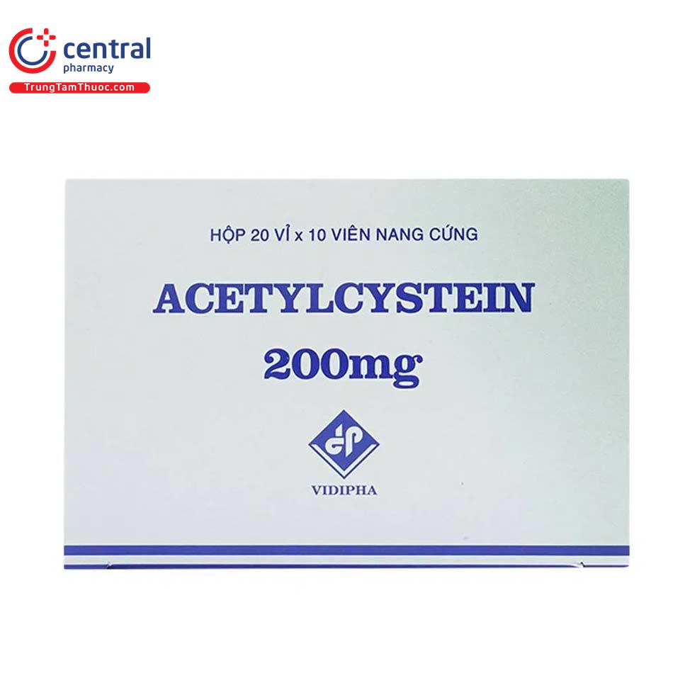 acetylcystein 200mg vidipha 7 E1406