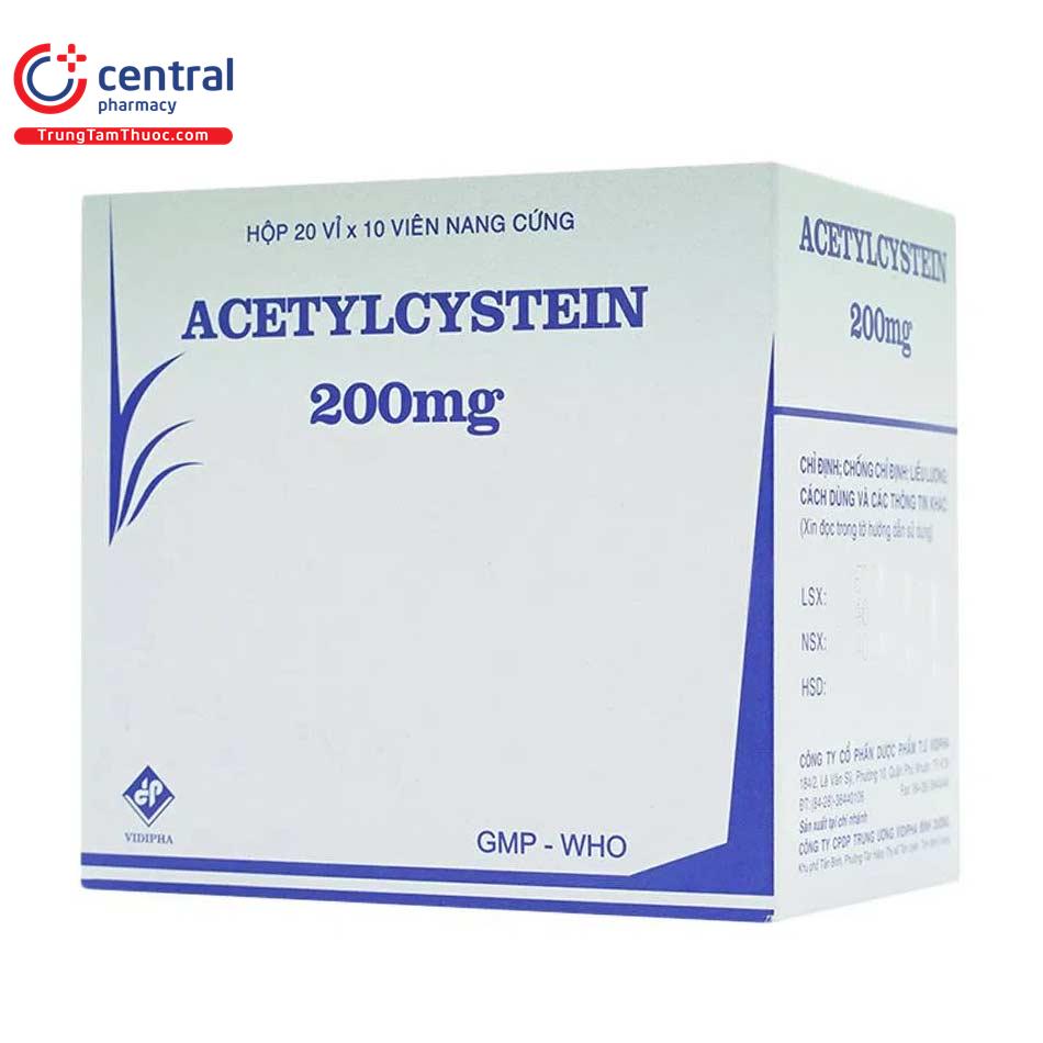 acetylcystein 200mg vidipha 8 T7365
