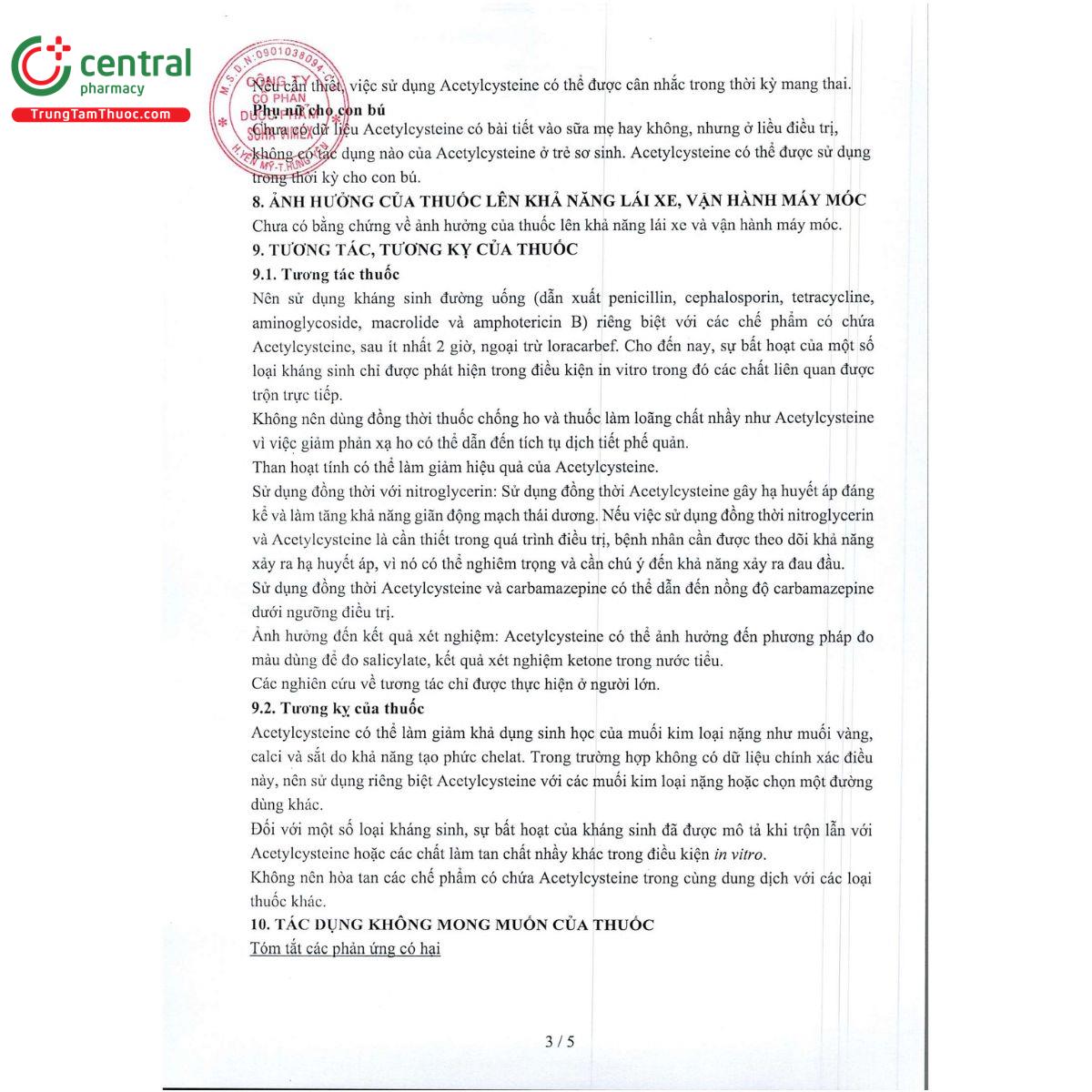 acetylcystein soha 100 sachet 4 K4311