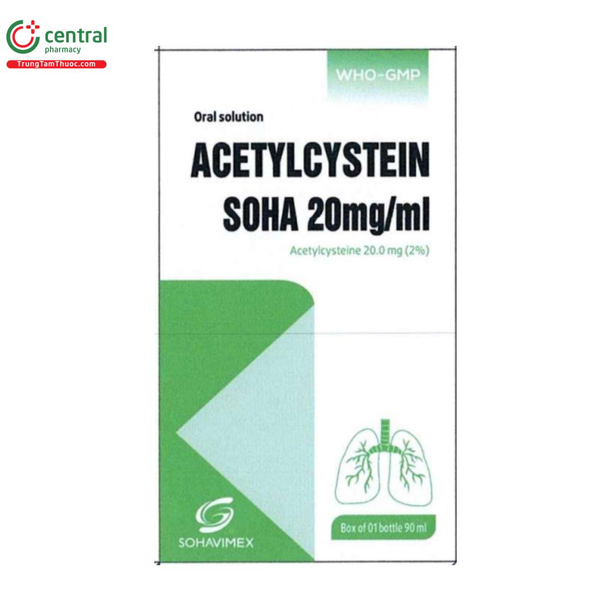 acetylcystein soha 20mg ml 3 B0033