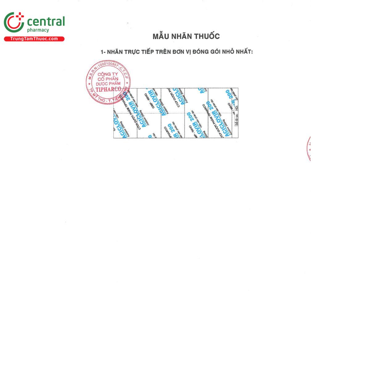 aciclovir 200 3 N5242