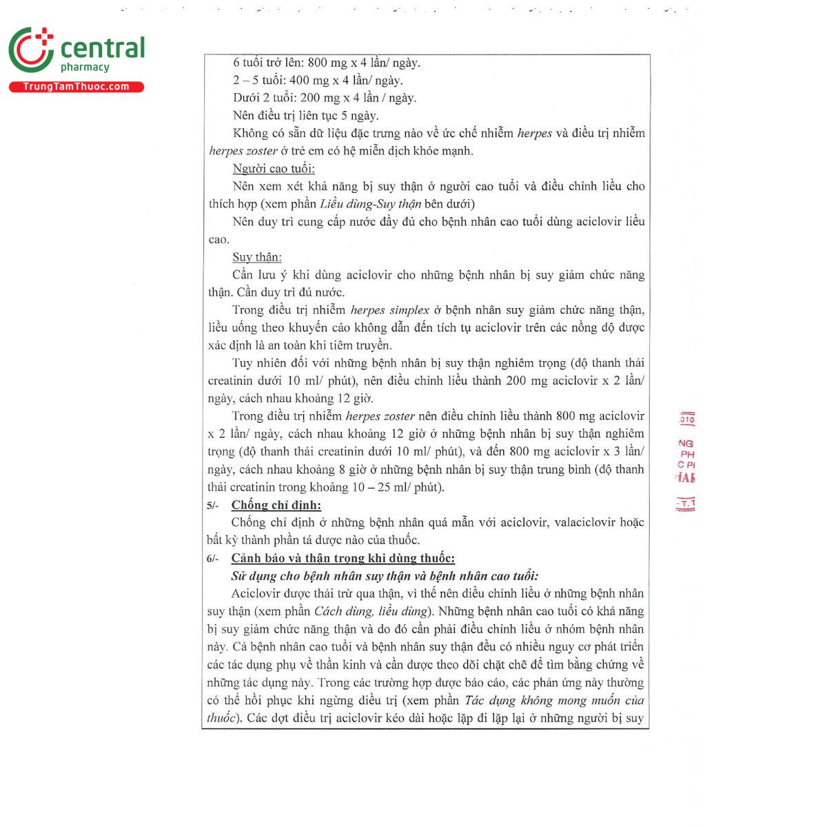 aciclovir 200 7 M5561