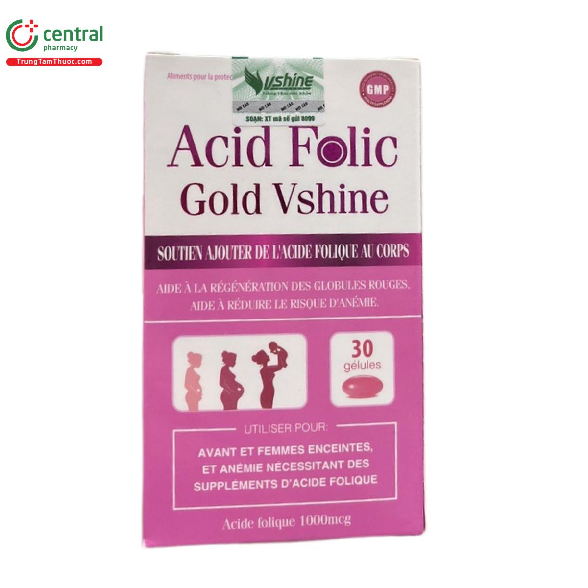 acid folic gold vshine 5 H2748