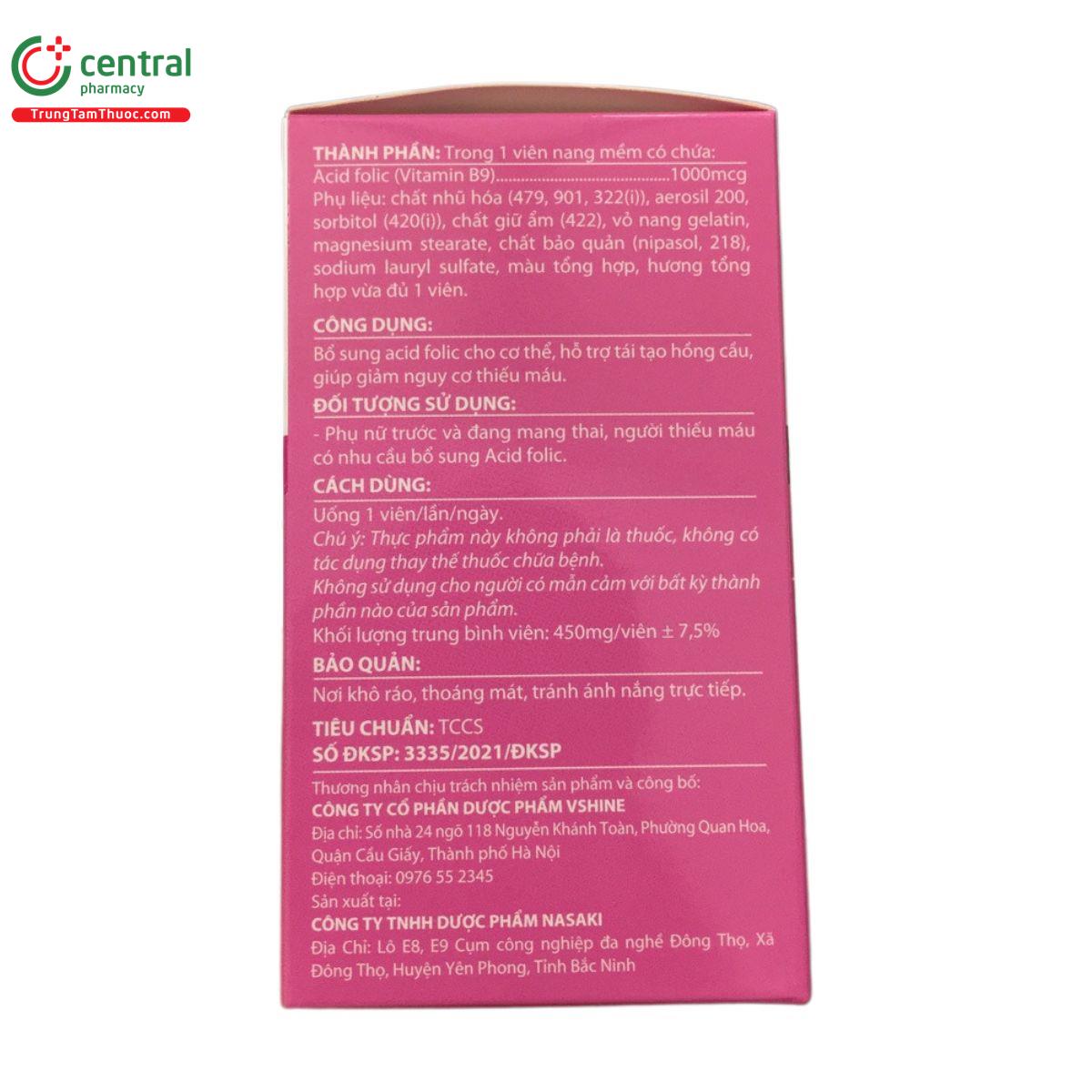 acid folic gold vshine 8 R7648