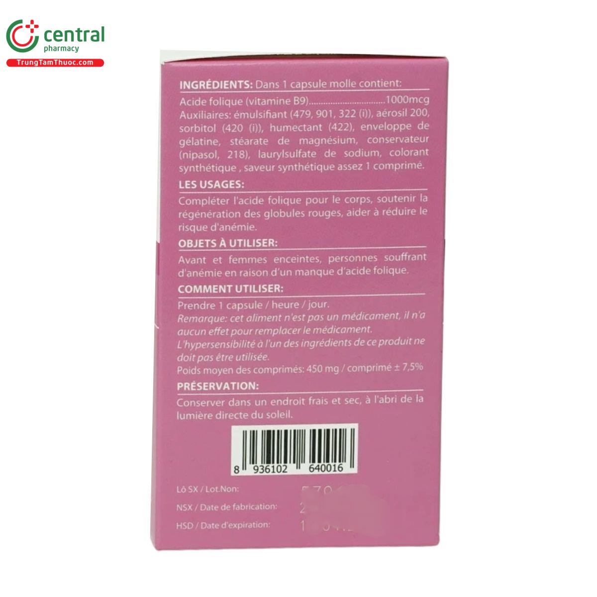 acid folic gold vshine 9 C0375