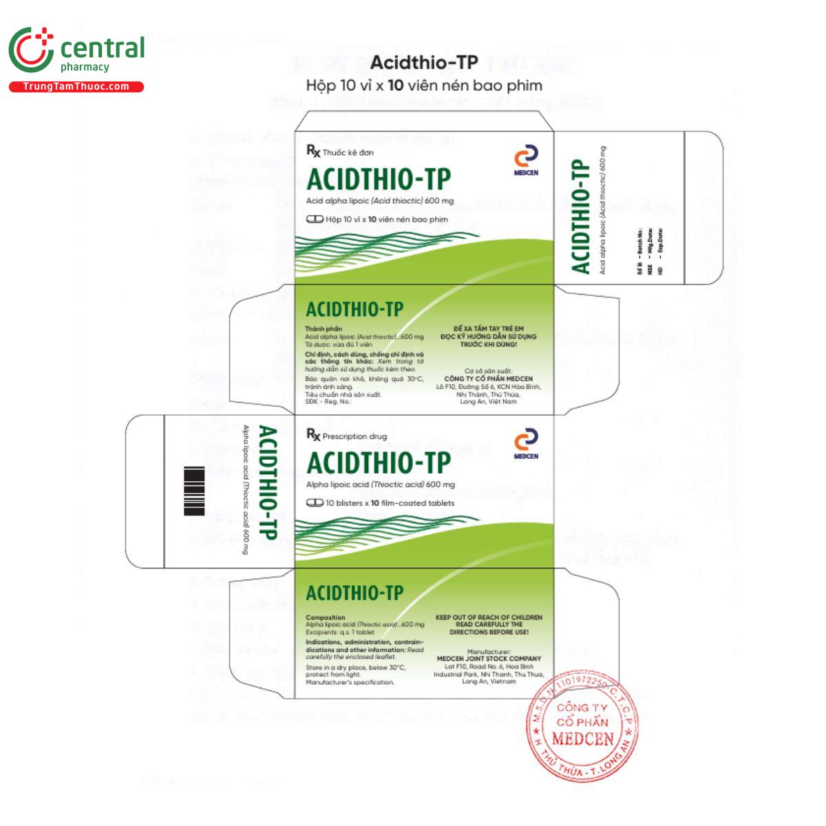 acidthio tp 600mg 1 F2866