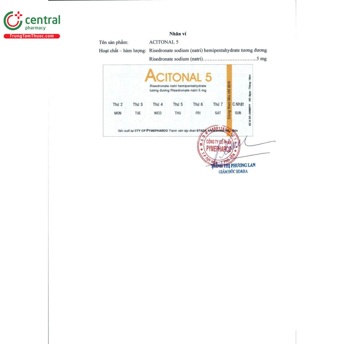 acitonal 5 3 S7540 acitonal 5 3 S7540