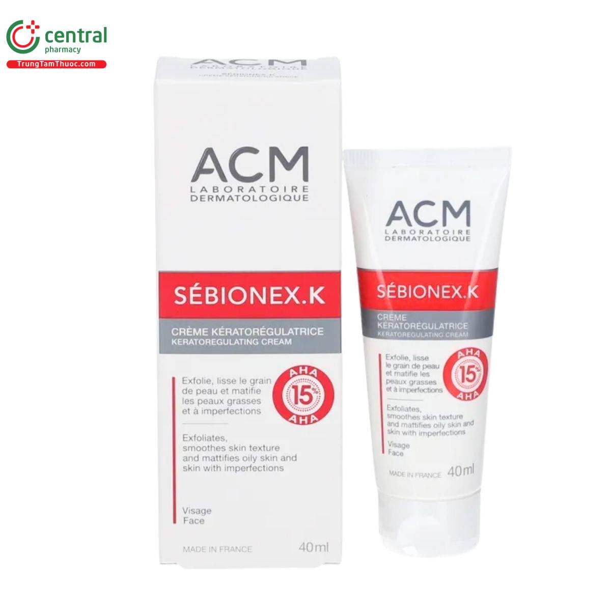 acm sebionex k keratoregulating cream 1 J4878 acm sebionex k keratoregulating cream 1 J4878