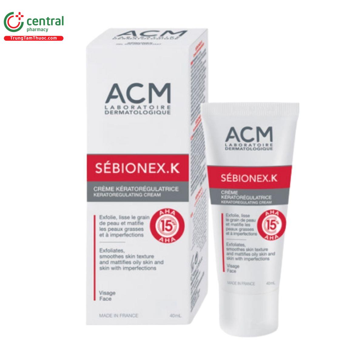 acm sebionex k keratoregulating cream 3 Q6515 acm sebionex k keratoregulating cream 3 Q6515
