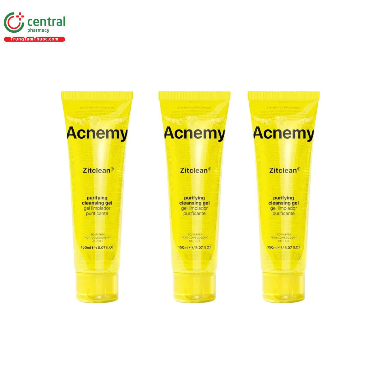 acnemy zitclean purifying cleansing gel 150ml 3 D1301 acnemy zitclean purifying cleansing gel 150ml 3 D1301