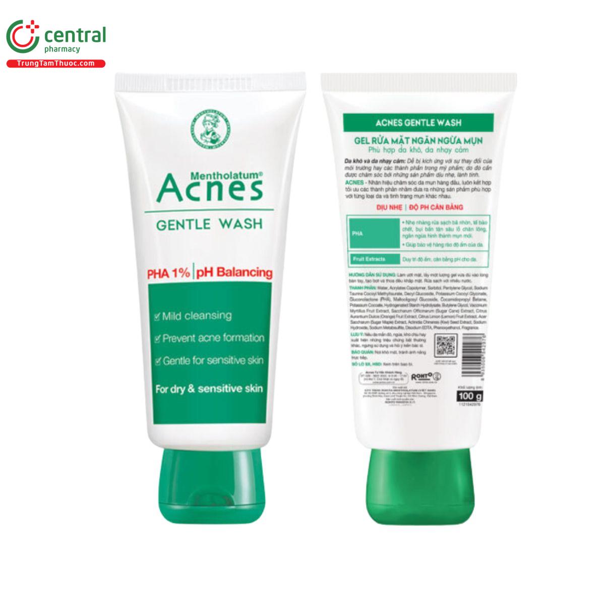 acnes gentle wash 2 U8130