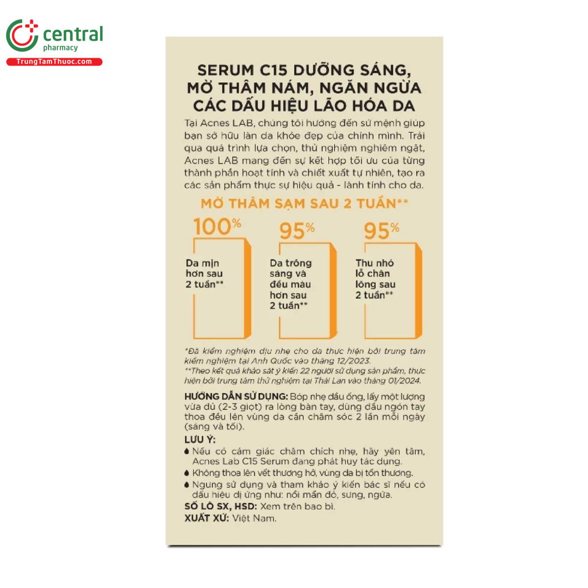 acnes lab c15 serum 5 I3228 acnes lab c15 serum 5 I3228