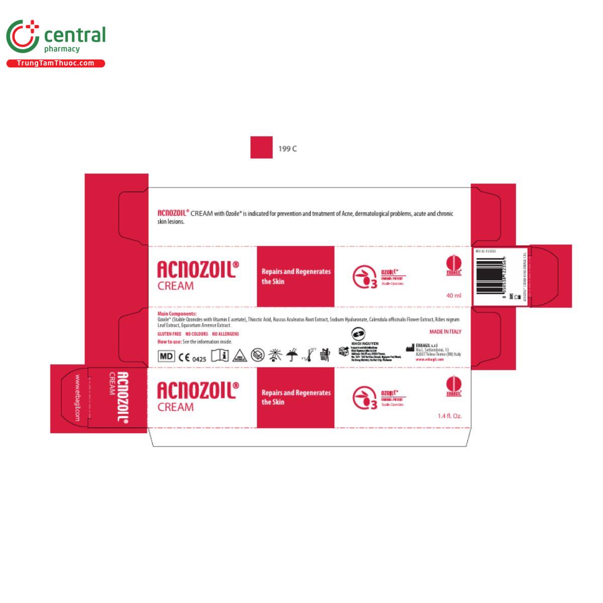 acnozoil cream 12 V8465 acnozoil cream 12 V8465