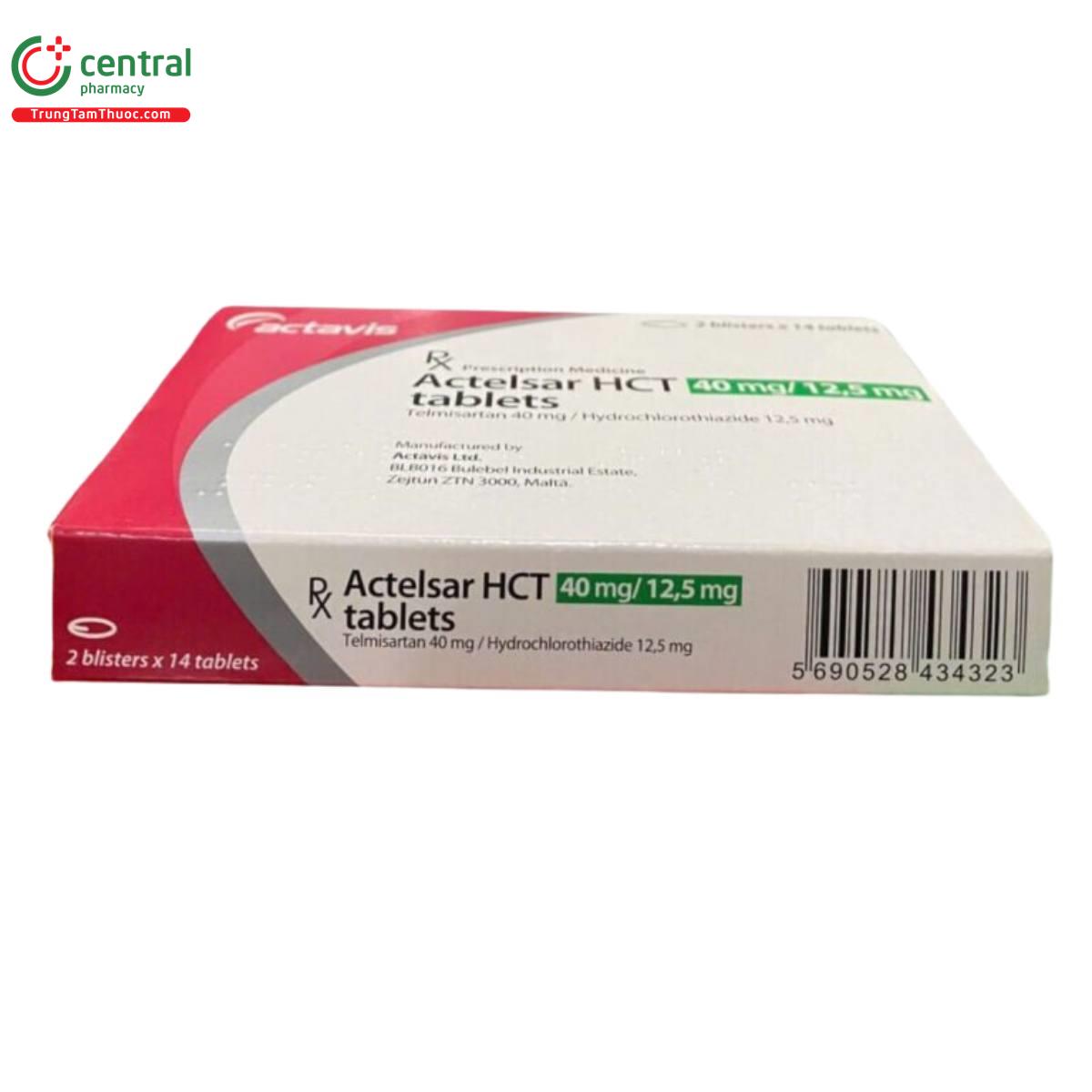 actelsar hct 40mg 125mg 8 G2407