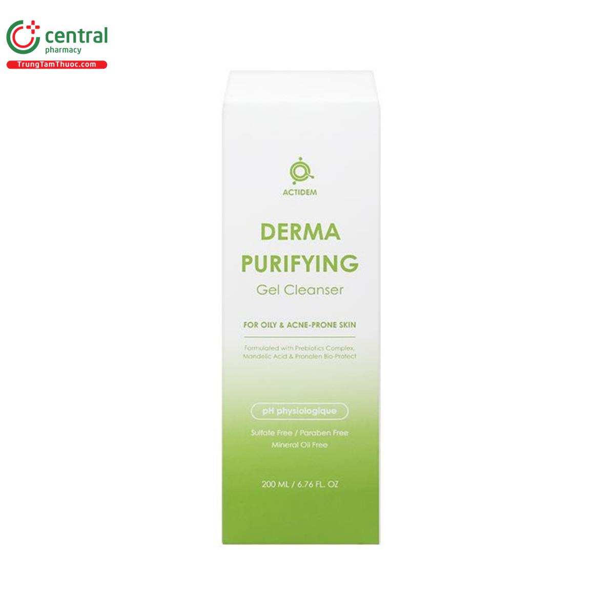 actidem derma purifying gel cleanser 2 M5507 actidem derma purifying gel cleanser 2 M5507