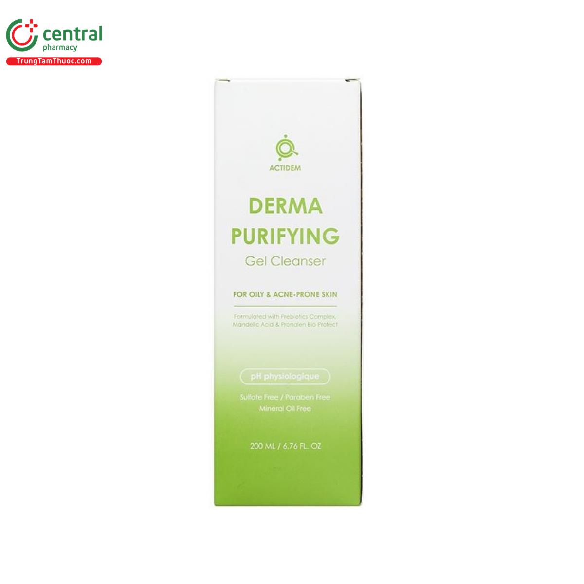 actidem derma purifying gel cleanser 3 F2851 actidem derma purifying gel cleanser 3 F2851