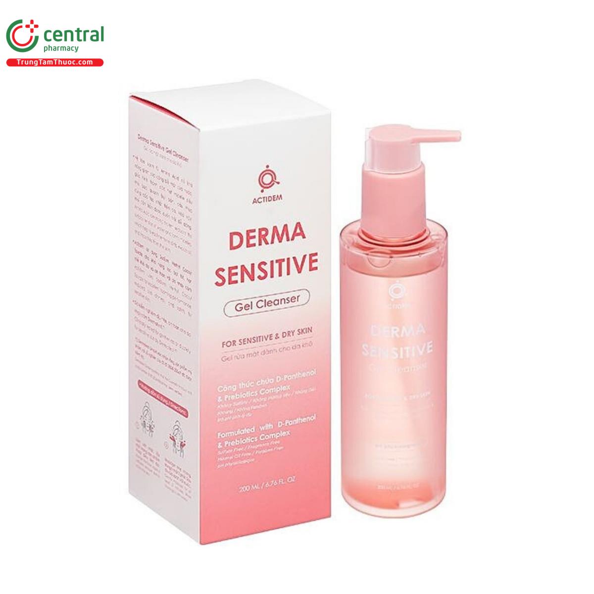 actidem derma sensitive gel cleanser 1 N5471 actidem derma sensitive gel cleanser 1 N5471