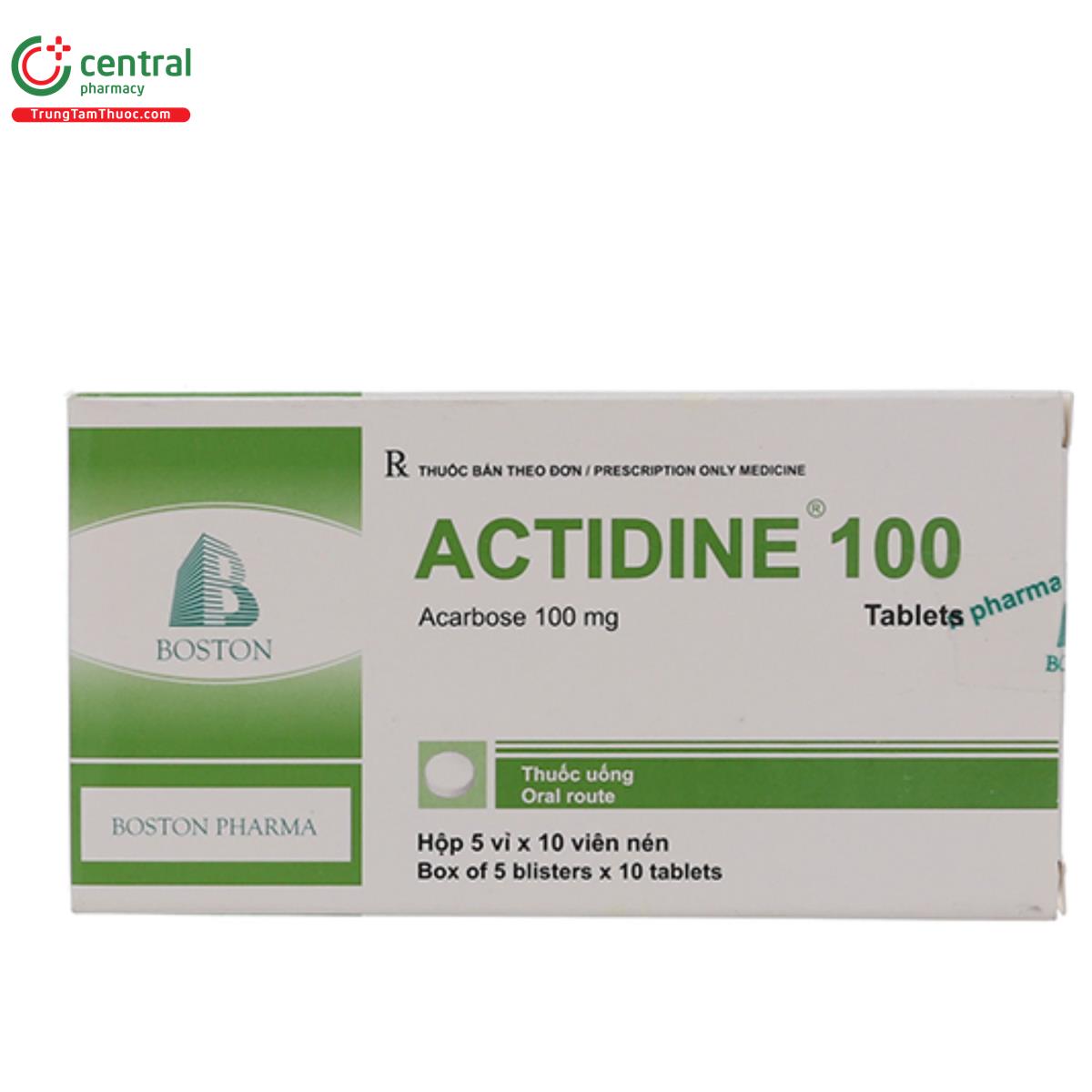 actidine 100mg 3 U8645