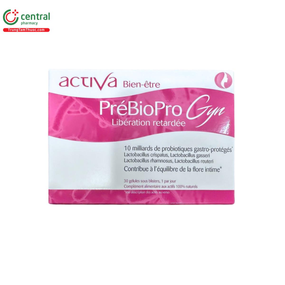 activa bien etre prebiopro gyn 4 I3804