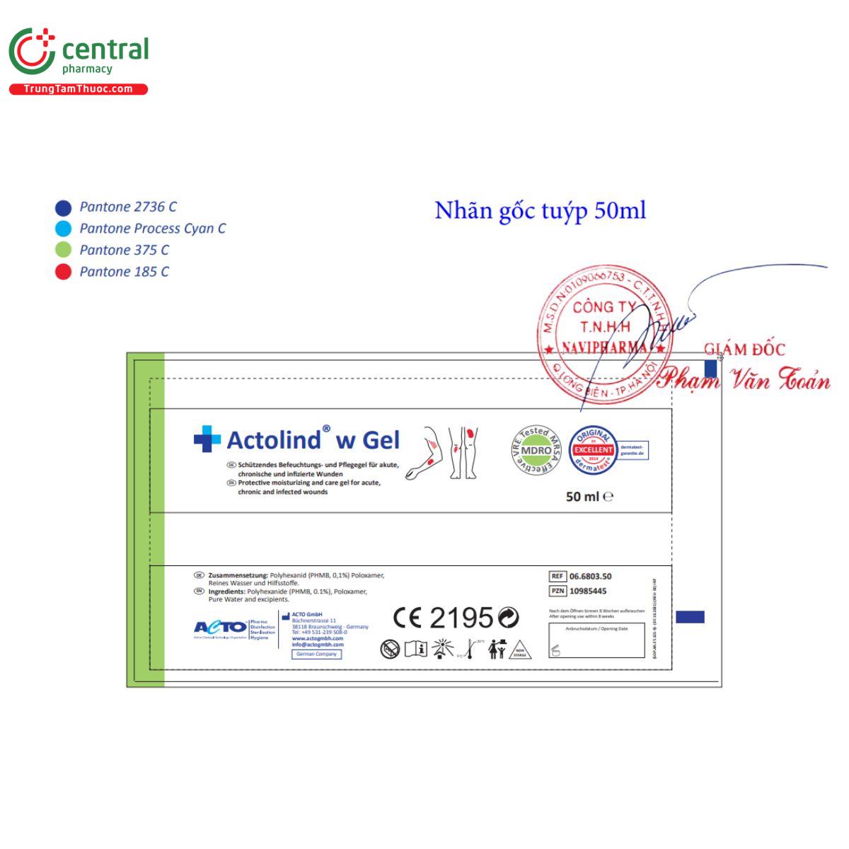 actolind w gel 13 O5783