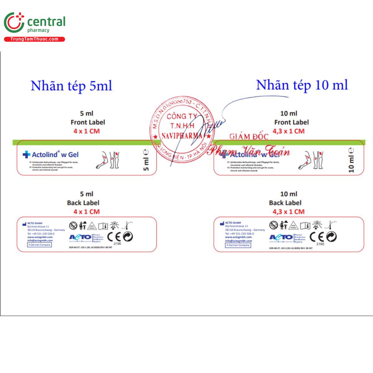 actolind w gel 4 O6665