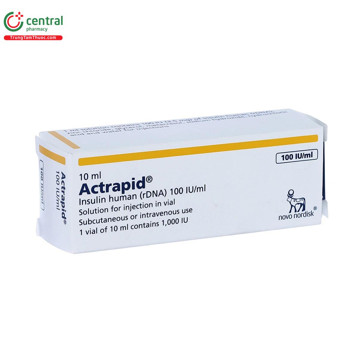 actrapid 100iu ml 10ml 3 G2817