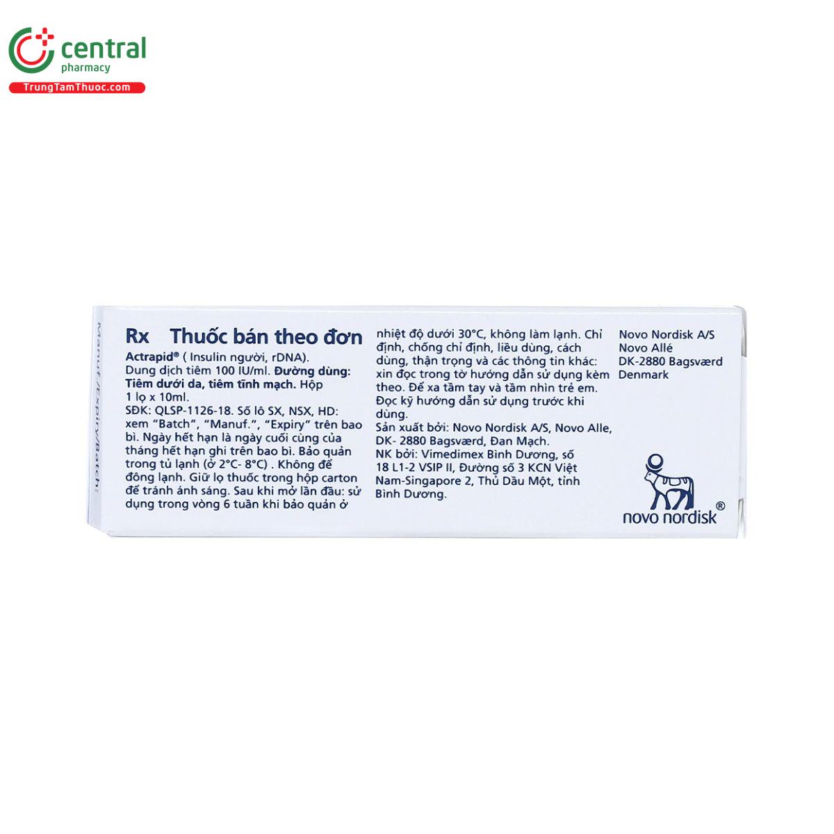 actrapid 100iu ml 10ml 4 N5544